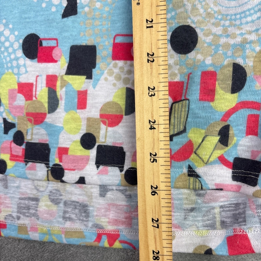 Ali Miles Multicolor Abstract Blouse - Picture 12 of 12